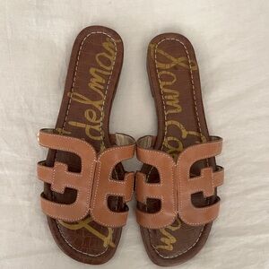 Sam Edelman Women’s Bay Slide Sandal in Saddle Leather sz9.5